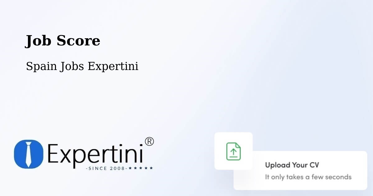 Job Score & Job Description Score Tool – Cáceres - Spain Jobs Expertini